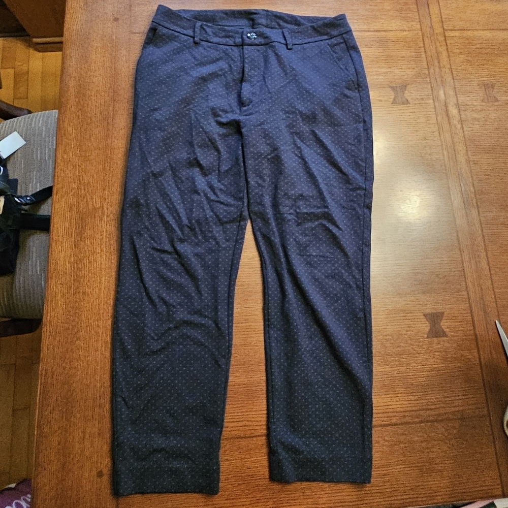 Cabi Crop Navy Pants 14